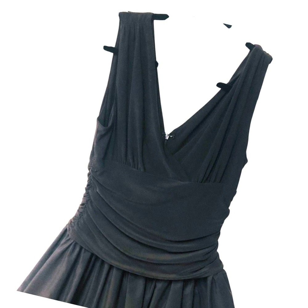 Eliza J Fit & Flare Brown Dress Minimalist Prom Cocktail HOCO Event Womens 10